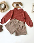 Delilah Knit Top - Red