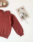 Delilah Knit Top - Red