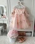 Floral Pink Party Dress