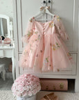 Floral Pink Party Dress