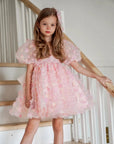 Enchanted Dress & Hair Bow (Made to order) MK036