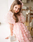 Enchanted Dress & Hair Bow (Made to order) MK036