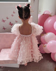 Holen Sie sich 100 $ Rabatt! Code: BIRTHDAY100 Bestseller: Rosa Geburtstagskleid mit Schmetterlingen