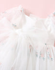 Floral Embroidery Girl Dress