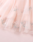 Floral Embroidery Girl Dress