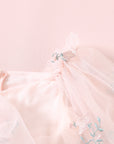 Floral Embroidery Girl Dress