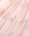 Floral Embroidery Girl Dress
