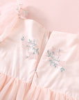 Floral Embroidery Girl Dress