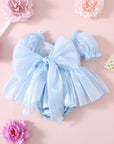Princess Puff Sleeve Party Romper