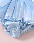 Princess Puff Sleeve Party Romper