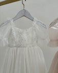 Mik & Me Exclusive - Flora Romper Dress & Matching Hair Bow