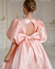 Beatrice Special Occasion Satin Girls Dress (Made to order) MK006