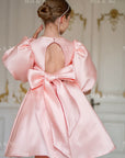 Beatrice Special Occasion Satin Girls Dress (Made to order) MK006