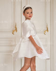 Beatrice Special Occasion Satin Girls Dress (Made to order) MK006