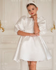 Beatrice Special Occasion Satin Girls Dress (Made to order) MK006