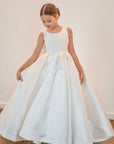 Sophia Mikado Flower Girl Dress MIK & ME Exclusive (Made to order) MK003