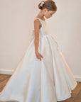 Sophia Mikado Flower Girl Dress MIK & ME Exclusive (Made to order) MK003