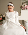 Mikado Satin Dress & Hair Band