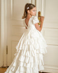 Isabella Special Occasion Dress - Full Length with removable train (Made to Order) MK008