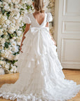 Isabella Special Occasion Dress - Full Length with removable train (Made to Order) MK008