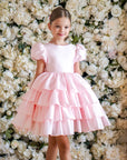 Isabella Special Occasion Dress - Knee Length (Made to order) MK009