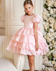 Isabella Special Occasion Dress - Knee Length (Made to order) MK009