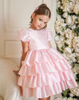 Isabella Special Occasion Dress - Knee Length (Made to order) MK009