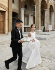 Sophia Mikado Flower Girl Dress MIK & ME Exclusive (Made to order) MK003