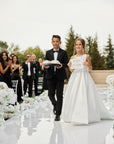 Sophia Mikado Flower Girl Dress MIK & ME Exclusive (Made to order) MK003