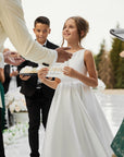 Sophia Mikado Flower Girl Dress MIK & ME Exclusive (Made to order) MK003