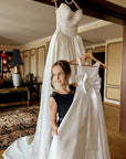 Sophia Mikado Flower Girl Dress MIK & ME Exclusive (Made to order) MK003