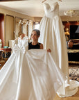 Sophia Mikado Flower Girl Dress MIK & ME Exclusive (Made to order) MK003