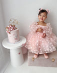 Holen Sie sich 100 $ Rabatt! Code: BIRTHDAY100 Bestseller: Rosa Geburtstagskleid mit Schmetterlingen