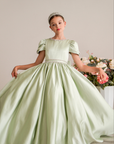 Emerald Garden Dress & Matching Hairband