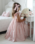 Arabella Handmade Pink Crochet Girls Dress 🌸