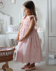 Arabella Handmade Pink Crochet Girls Dress 🌸
