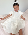Mik & Me Exclusive Linen Dress (Perfect for flower girls)