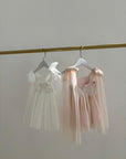 Mik & Me Exclusive - Flora Kleid & Haarspange Zartrosa