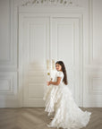 Isabella Special Occasion Dress - Full Length with removable train (Made to Order) MK008
