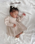 Alena Strickkleid - Beige