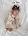 Alena Strickkleid - Beige