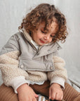 Puffiger Sherpa-Pullover