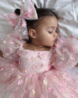 Enchanted Dress & Hair Bow (Made to order) MK036