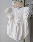 Mik & Me Exclusive Romper - 100% Linen/Organic Cotton (Shipped within 2 days)