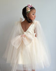 Floral Princess Dress - Yellow