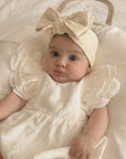Mik & Me Exclusive Romper - 100% Linen/Organic Cotton (Shipped within 2 days)