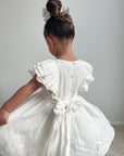 Mik & Me Exclusive Linen Dress (Perfect for flower girls)