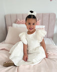 Mik & Me Exclusive Linen Dress (Perfect for flower girls)
