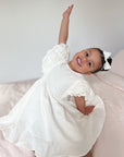 Mik & Me Exclusive Linen Dress (Perfect for flower girls)