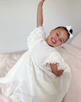 Mik & Me Exclusive Linen Dress (Perfect for flower girls)
